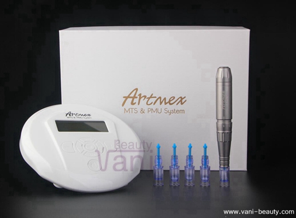 Digital Semi Permanent Makeup Tattoo Machine Artmex with Pen Stand, V6