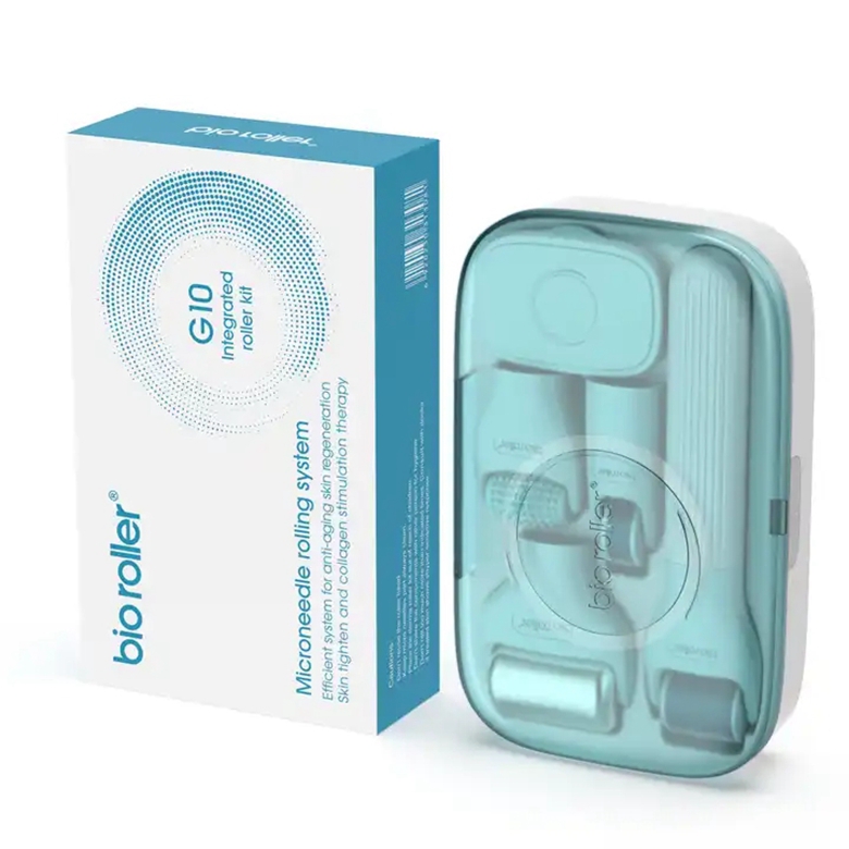 BIO Roller G10 Integrated Roller Kit Home use Face Microneedling Massage Roller, Model: BIO Roller G10