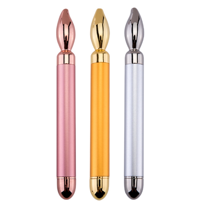 Vibrating makeup 24K eyes beauty bar electric facial lifting stick, Model: 706
