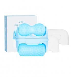 2 in 1 Lifting V+ Flat Shaped Face Body Skin Cooling Face and Body Massager ICE Roller